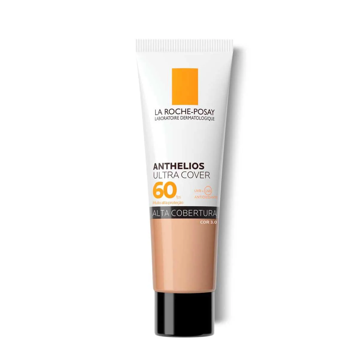 Protetor Solar Facial La Roche-Posay Anthelios Ultra Cover FPS 60 Cor 3.0 Cobertura e Proteção 30g