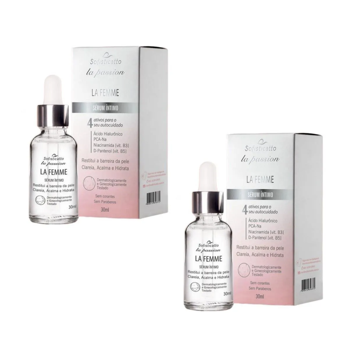 2 Hidratante para Vulva Sérum Íntimo Restaurador e Clareador