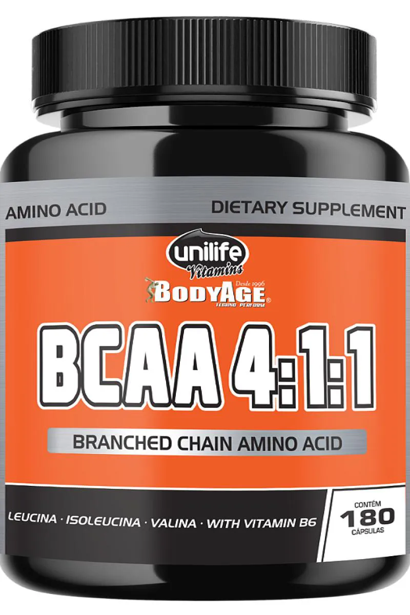 Bcaa 4:1:1 – 180 cápsulas