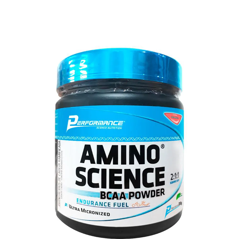 Bcaa em Pó Amino Science 300G – Performance Nutrition Limão