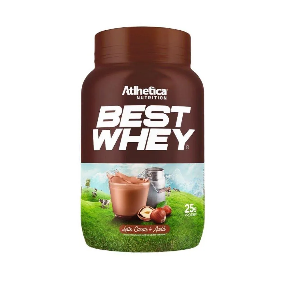 Best Whey (900g) – Sabor: Leite, Cacau E Avelã