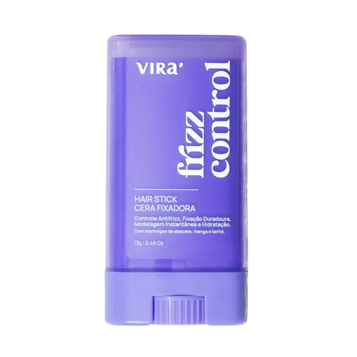 Cera Fixadora Stick Virá Cosméticos Frizz Control 13g