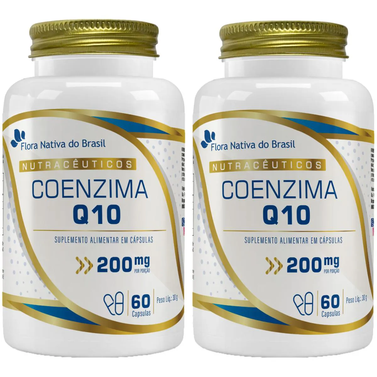 Coenzima Q10 200mg 2 X 60 cápsulas Flora Nativa