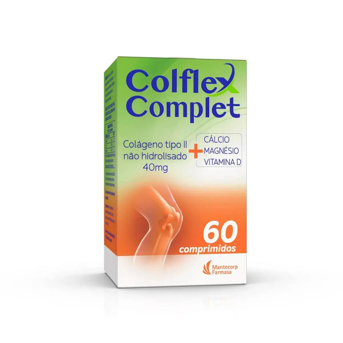 Colágeno Colflex Complet 40mg Tipo II Não Hidrolisado – 60 Comprimidos