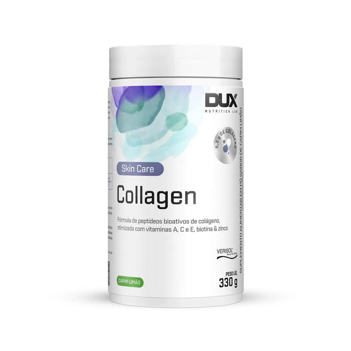 Colágeno Hidrolisado Collagen Dux Nutrition Capim Limão 330g