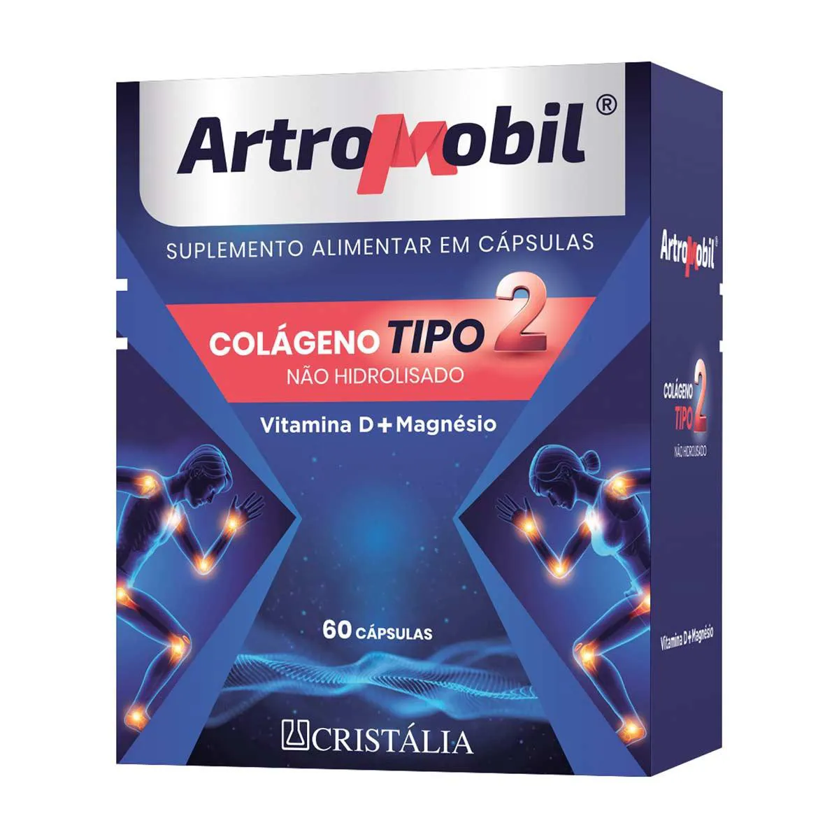 Colágeno Não Hidrolisado Tipo II Artromobil 60 Cápsulas