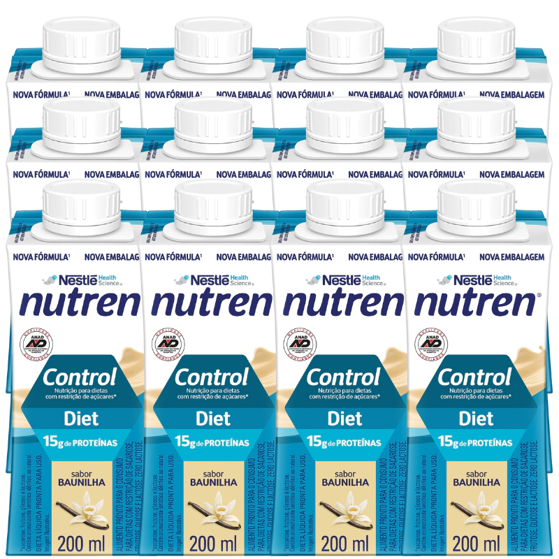Complemento Alimentar Nutren Control Baunilha 200Ml 12 Unidades