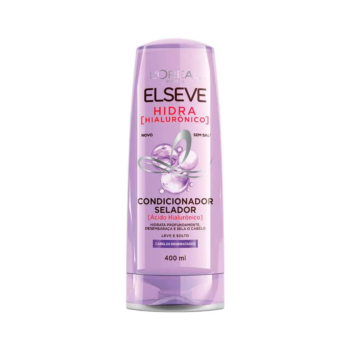 Condicionador Selador L’Oréal Paris Elseve Hidra Hialurônico Hidratação Intensa e Selagem de Cutículas 400ml