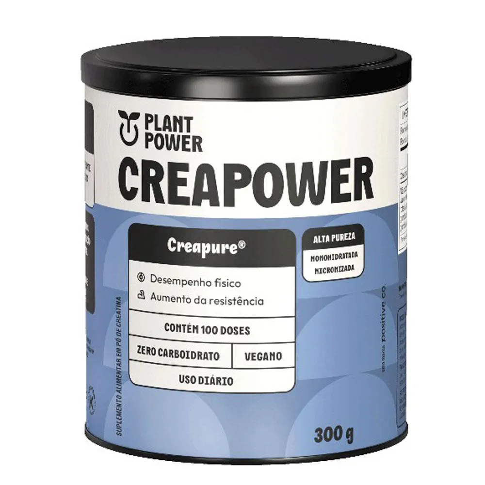 Creatina Creapure Creapower Plant Power 300g U Unica