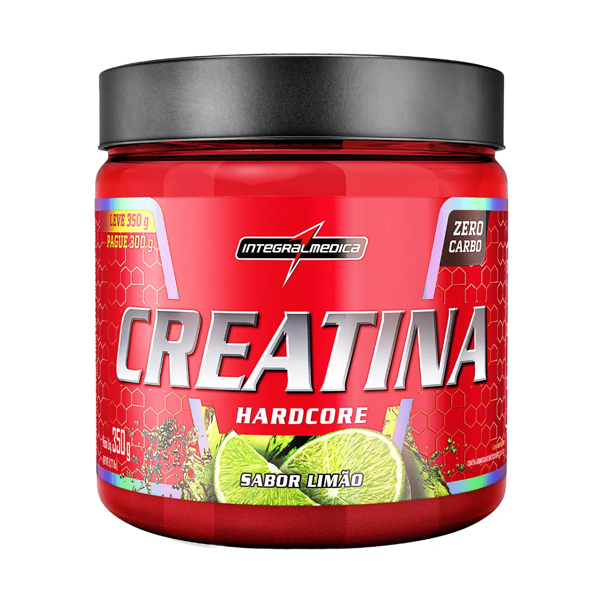 Creatina Integralmédica Hardcore Limão 350g