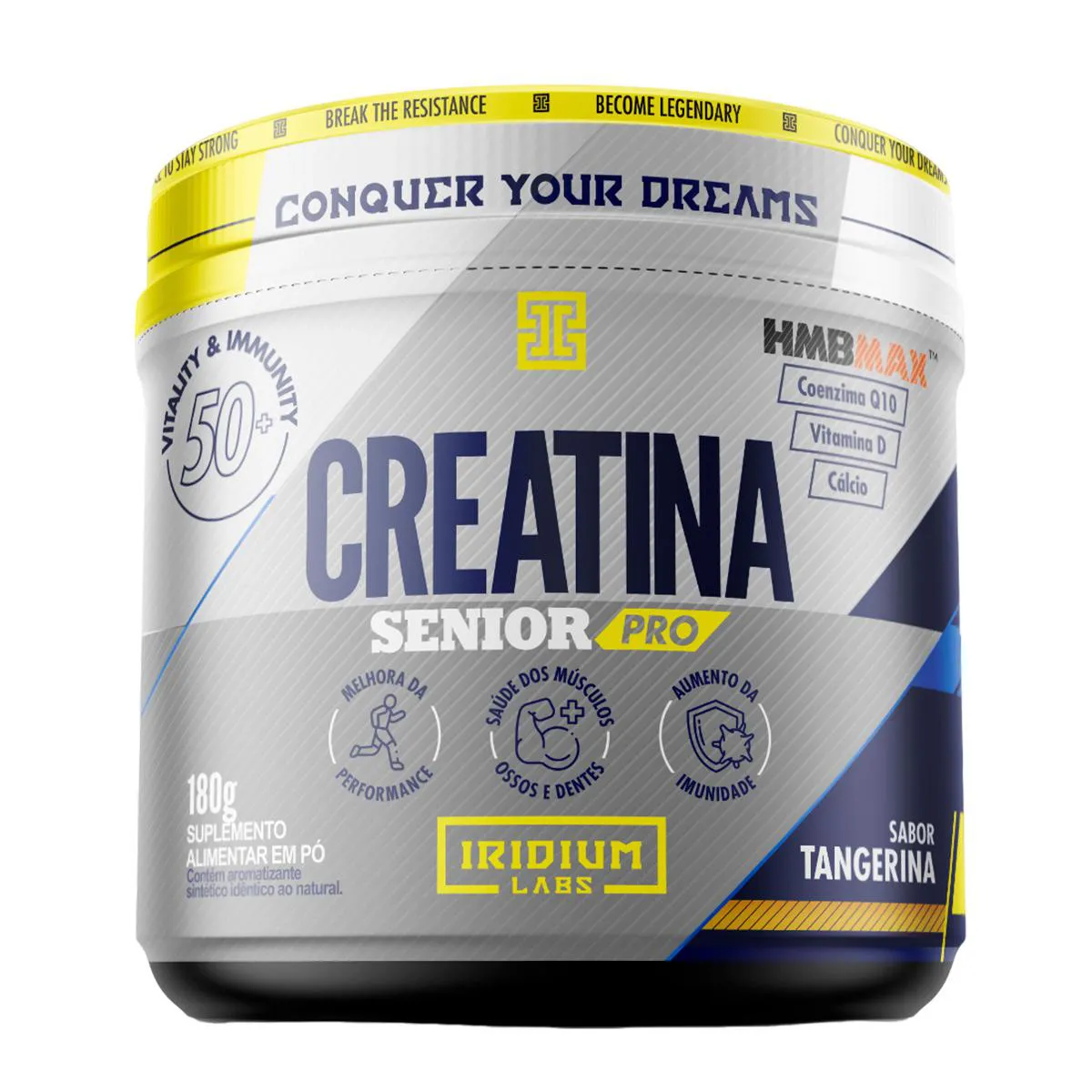 Creatina Senior Pro Iridium Labs Tangerina 180g