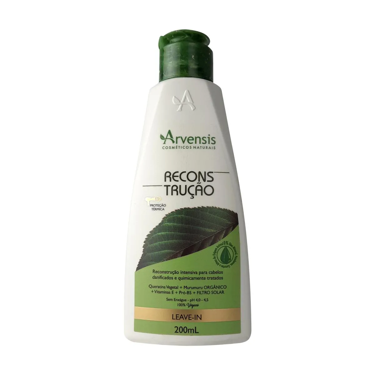 Creme para Pentear Leave-in Vegano Arvensis Reconstrução 200g