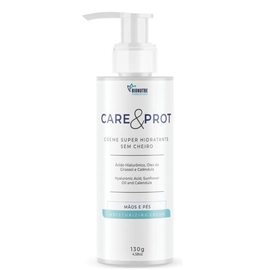 Creme Super Hidratante Pés e Mãos Sem Cheiro 130g Care&prot Bionutre Pharmaceuticals – Quimioterapia