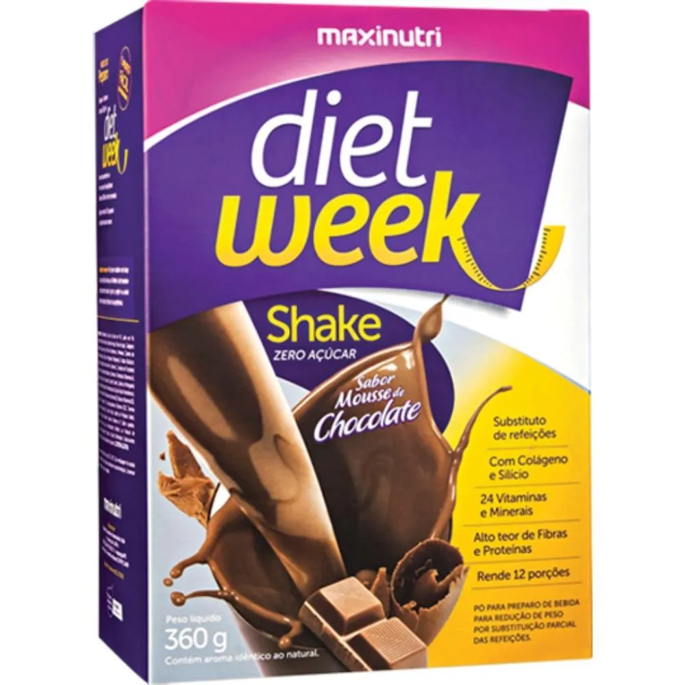 Diet Week Shake 360g – Mousse de Chocolate