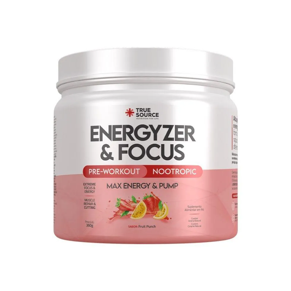 Energyzer E Focus (360g) – Sabor: Fruit Punch