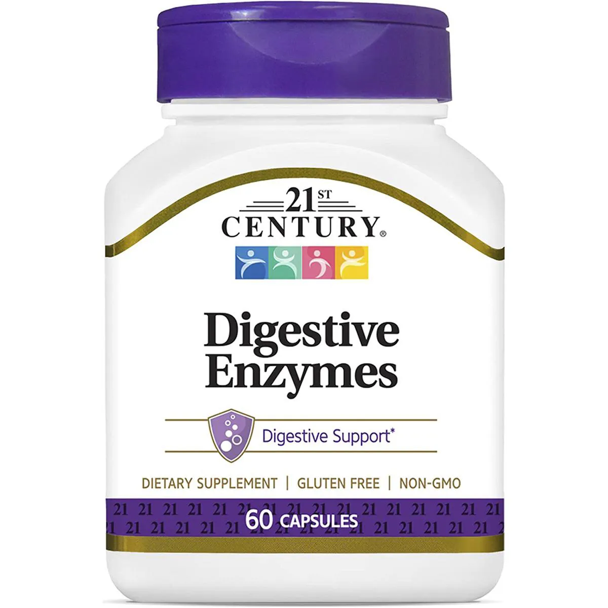 Enzimas Digestivas 60 Capsulas 21st Century