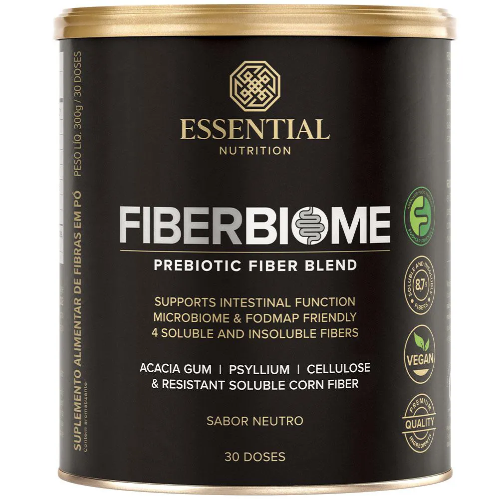 Fiberbiome Blend de Fibras Probioticas Neutro (300G) – Essential Nutrition