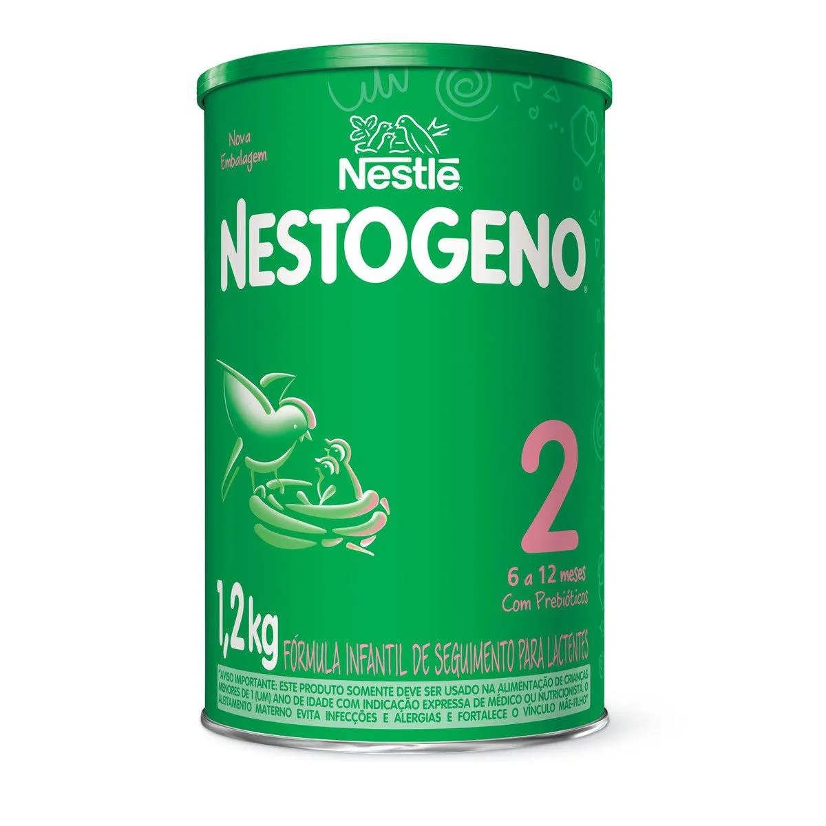Fórmula Infantil Nestogeno 2 Nestlé 6 a 12 meses 1,2kg