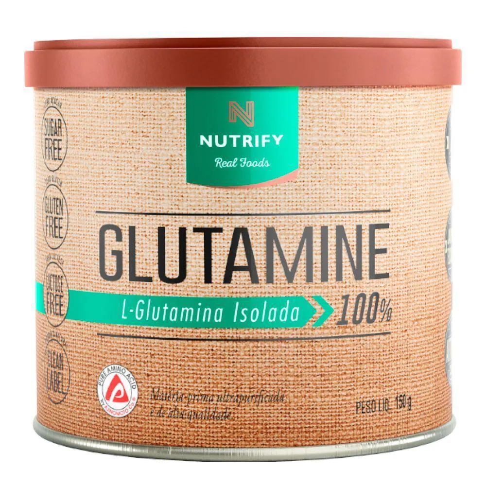 Glutamine L-glutamina Isolada Neutro Nutrify 150g