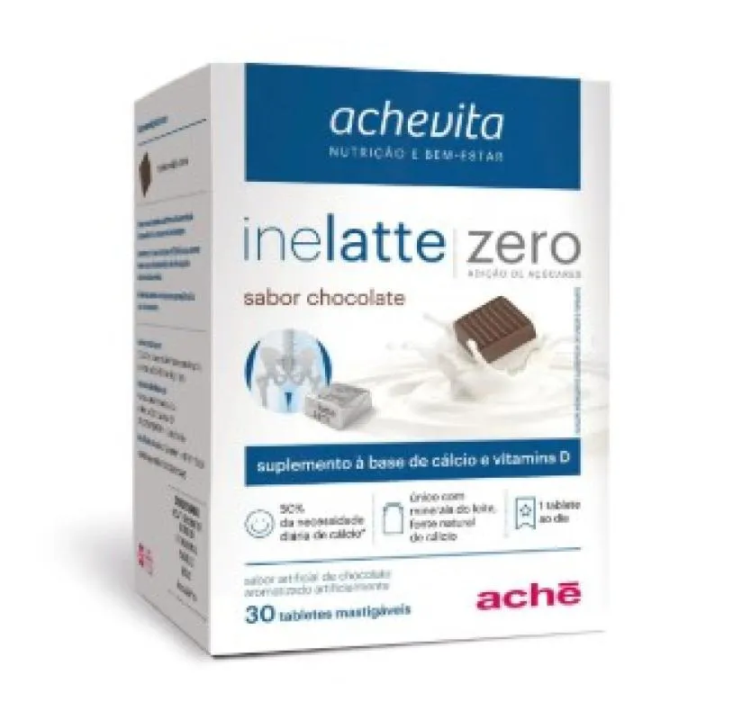 Inelatte Zero Acucar Choc 60tab Mast – Calcio + Vit D