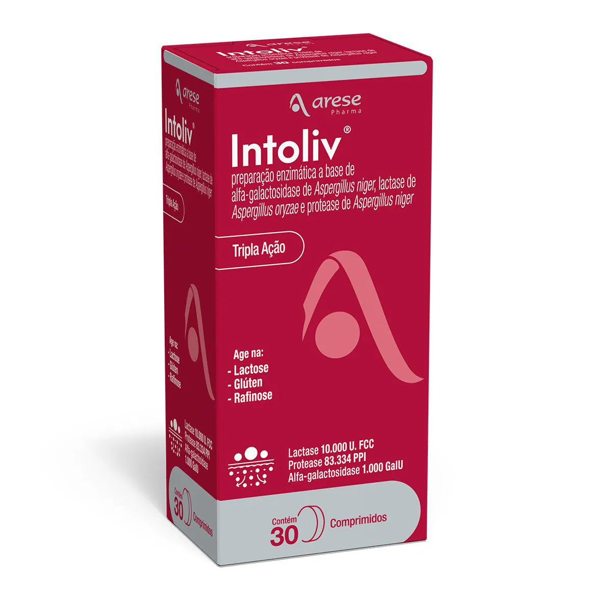 Intoliv Tripla Ação 30 comprimidos