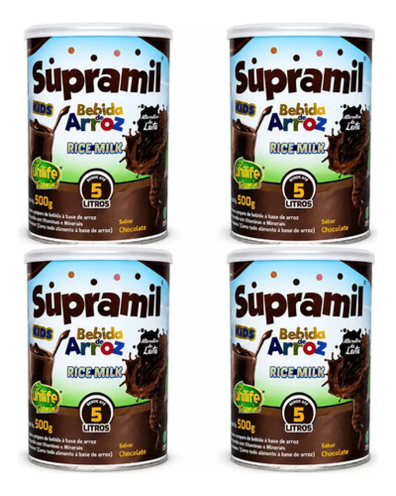 Kit 4 Supramil Kids Chocolate 500g – Unilife