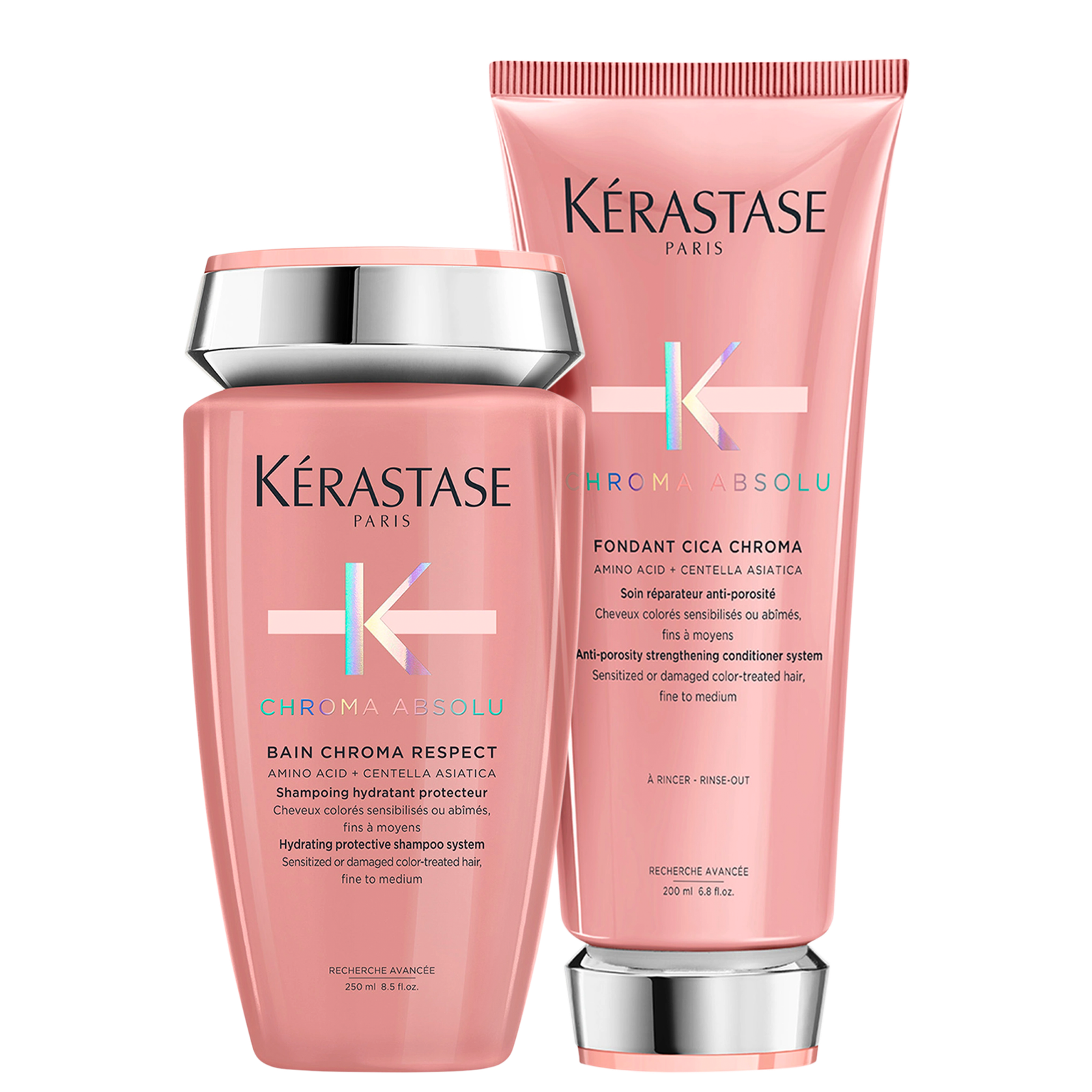 Kit Kérastase Chroma Absolu Bain Respect Fondant Cica (2 Produtos)
