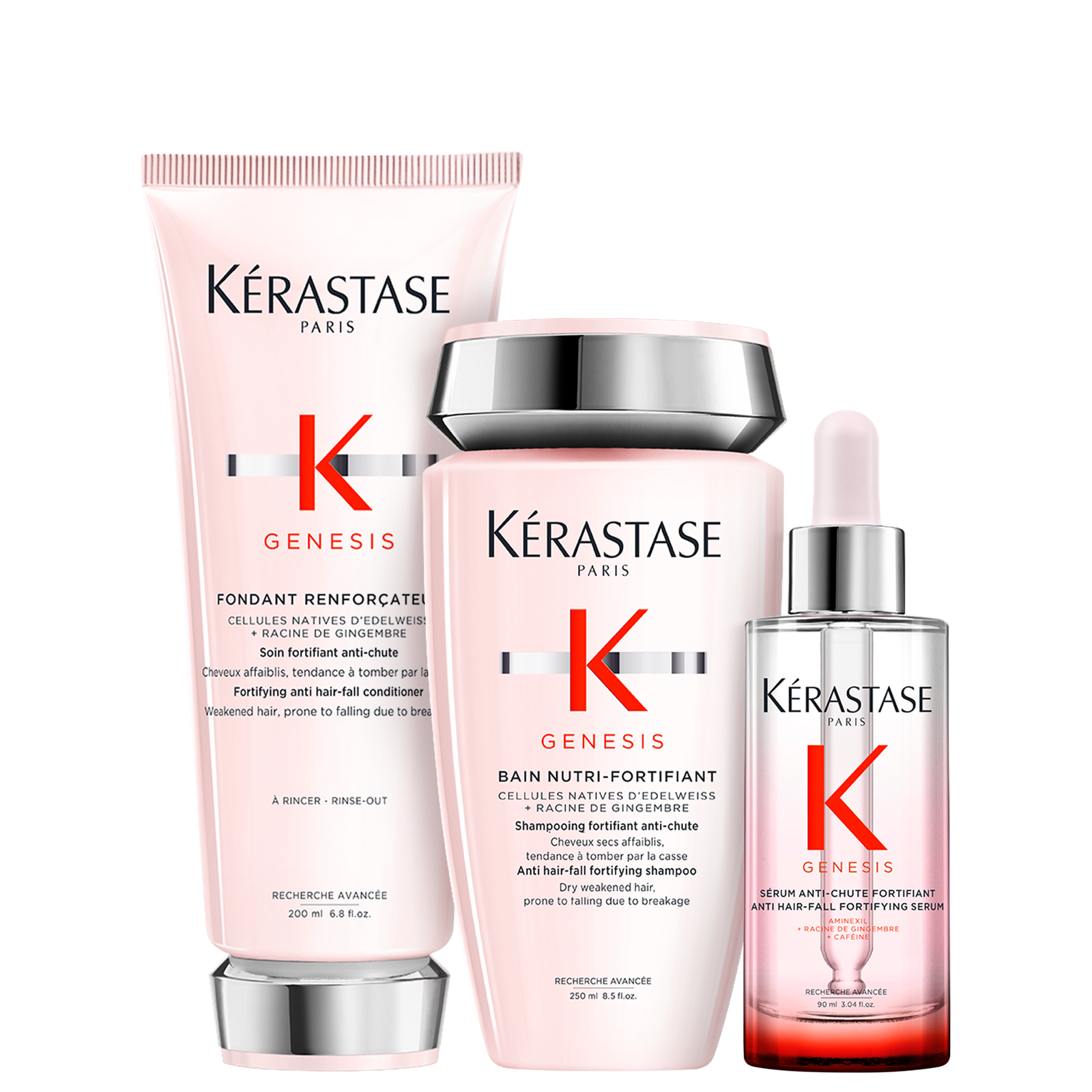 Kit Kérastase Genesis Fortfiant Trois (3 Produtos)