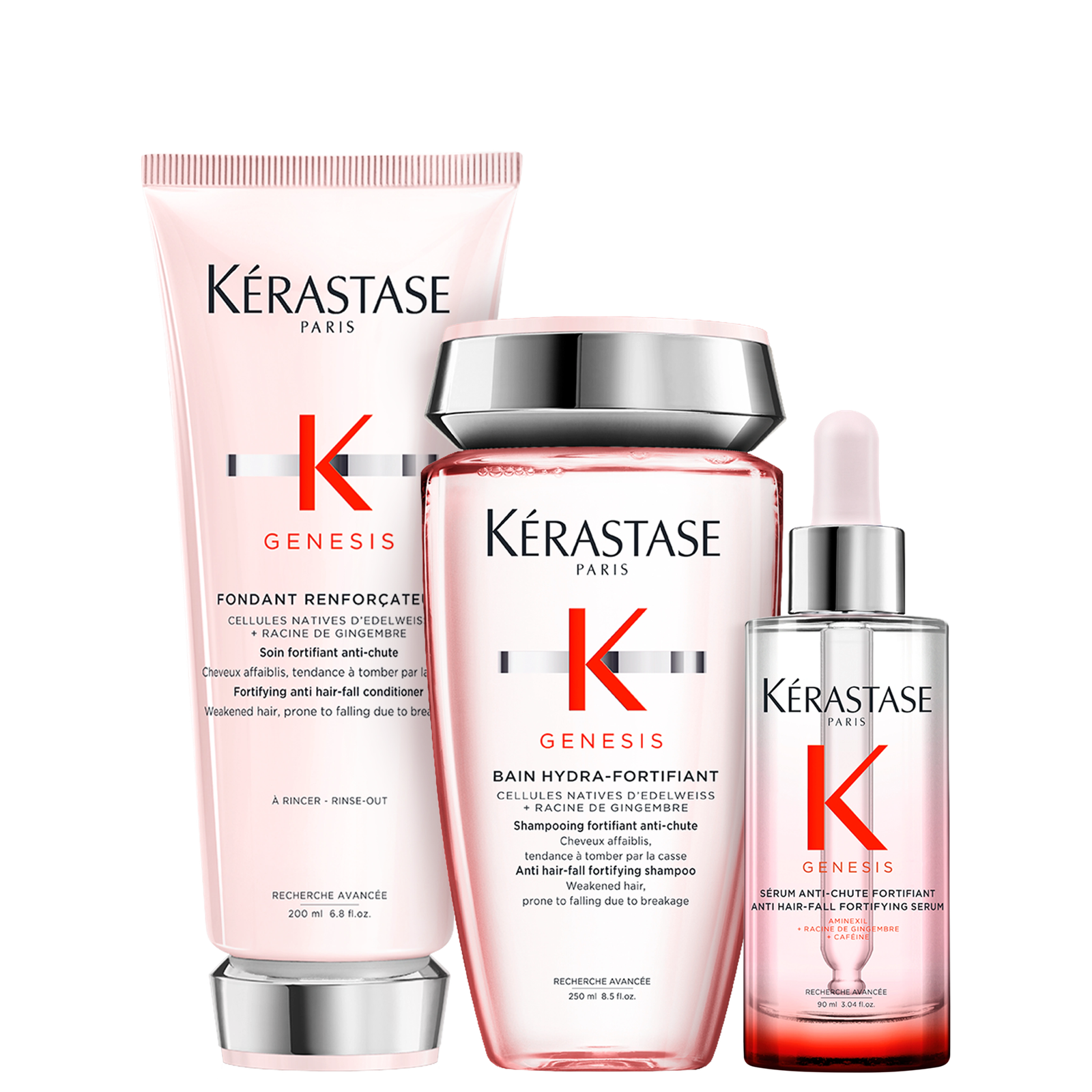 Kit Kérastase Genesis Fortifiant Trio (3 Produtos)