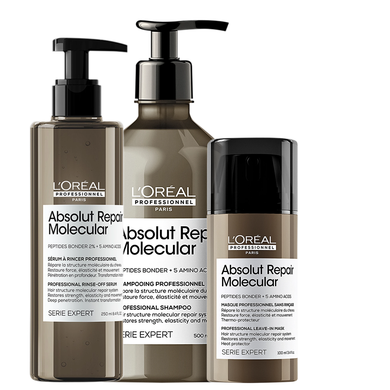 Kit L’Oréal Professionnel Absolut Repair Molecular Super (3 Produtos)