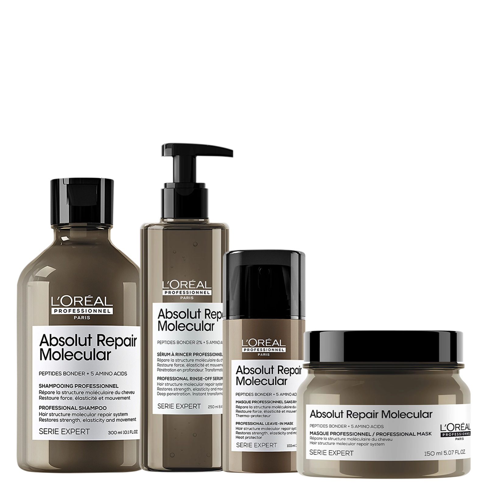 Kit L’Oréal Professionnel Absolut Repair Molecular Ultra (4 Produtos)