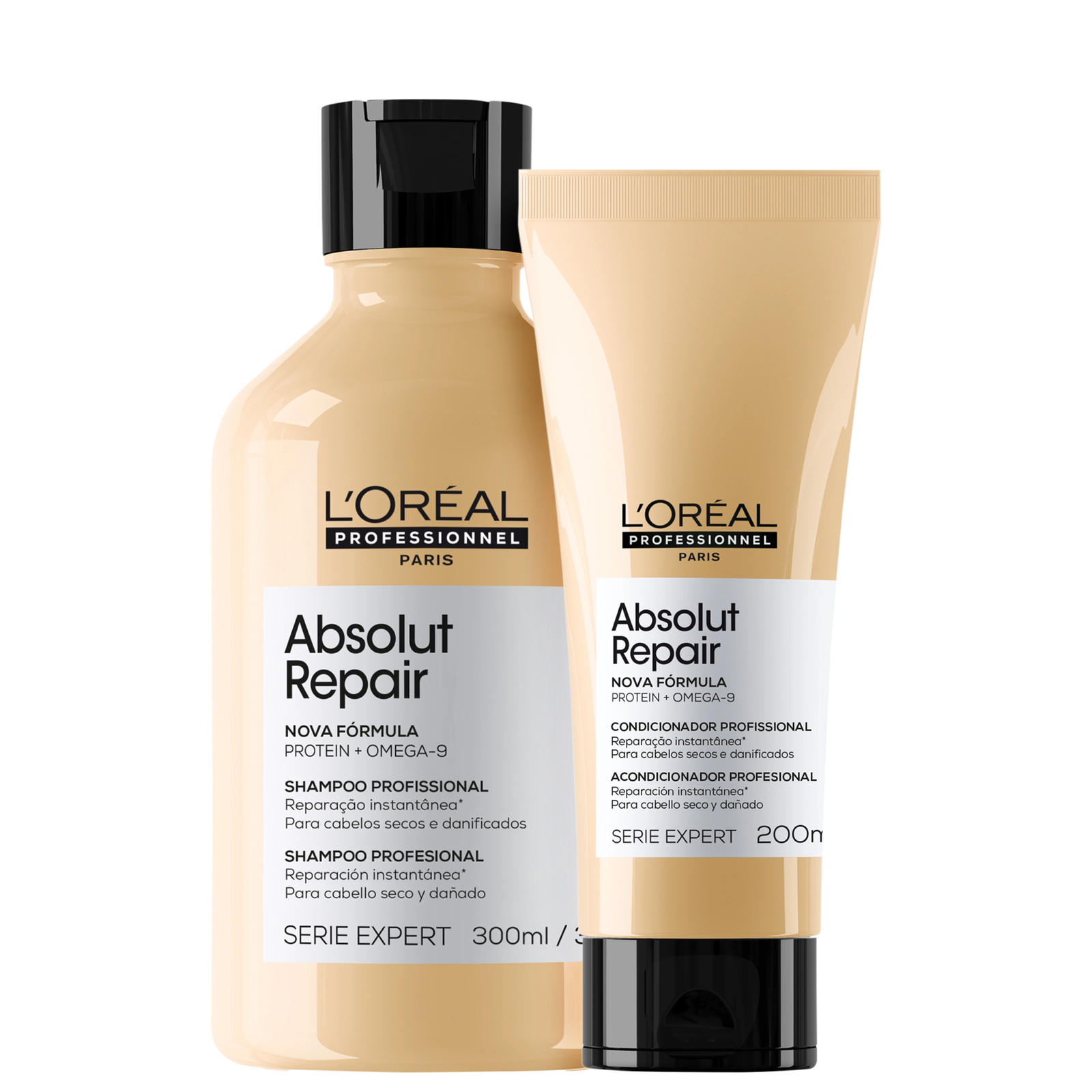 Kit L’Oréal Professionnel Serie Expert Absolut Repair Gold Quinoa + Protein Duo (2 Produtos)
