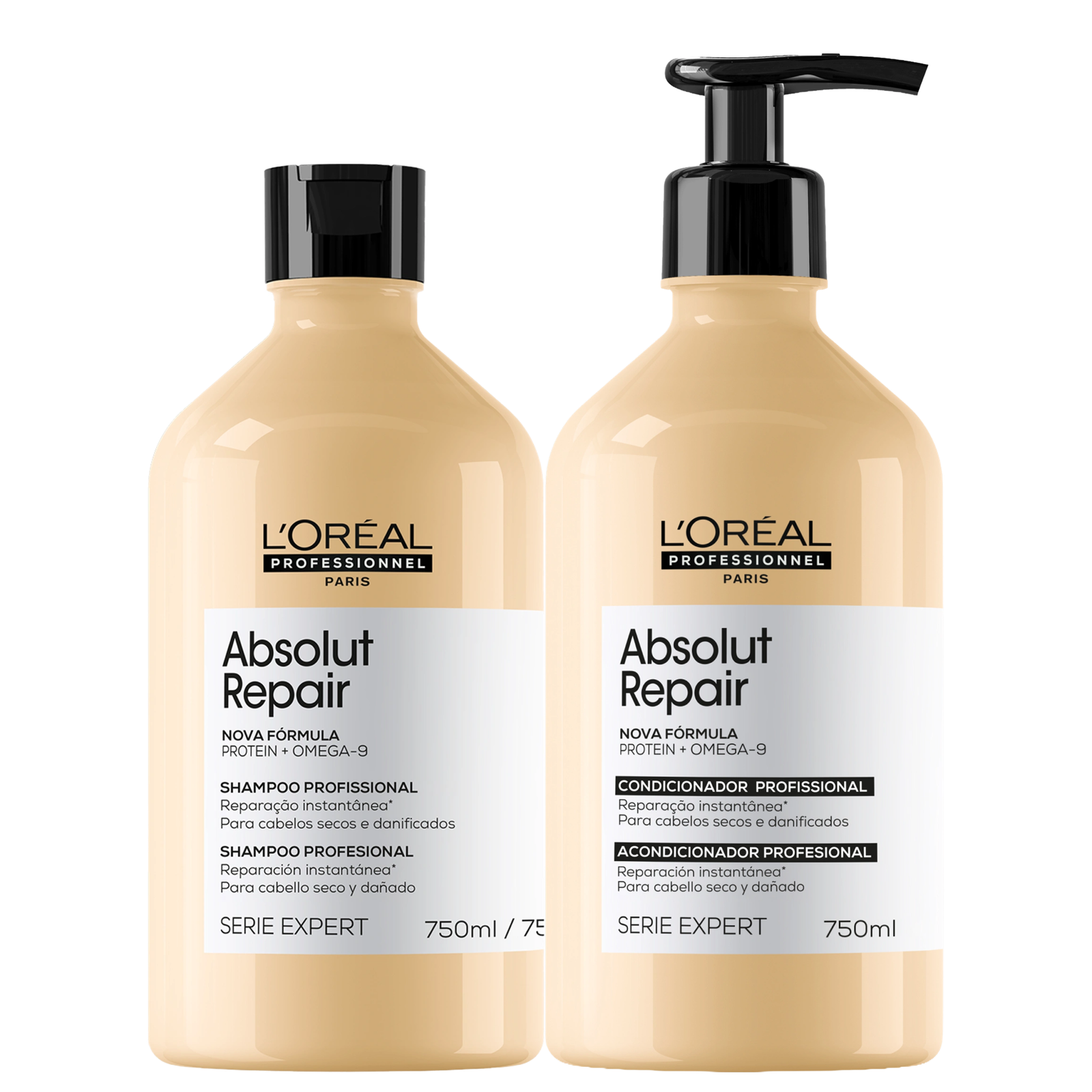 Kit L’Oréal Professionnel Serie Expert Absolut Repair Omega 9 + Protein (2 Produtos)