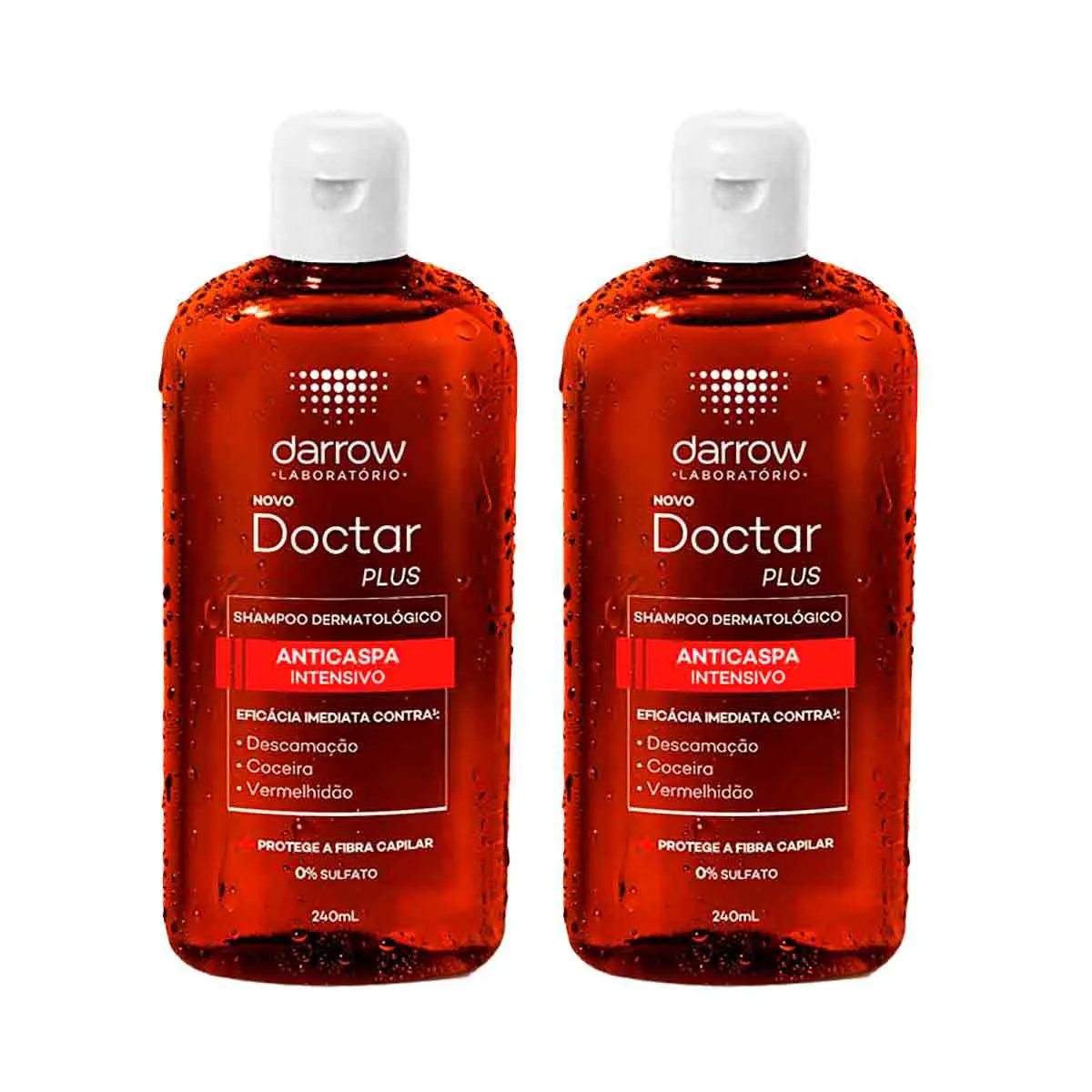 Kit Shampoo Anticaspa Darrow Doctar Plus Intensivo 2 Unidades com 240ml cada