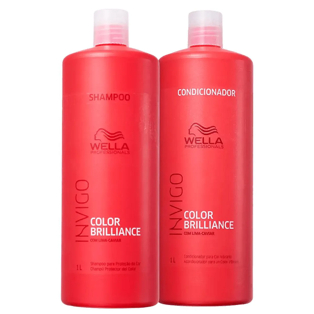 Kit Wella Professionals Invigo Color Brilliance Shampoo 1l + Condicionador 1l