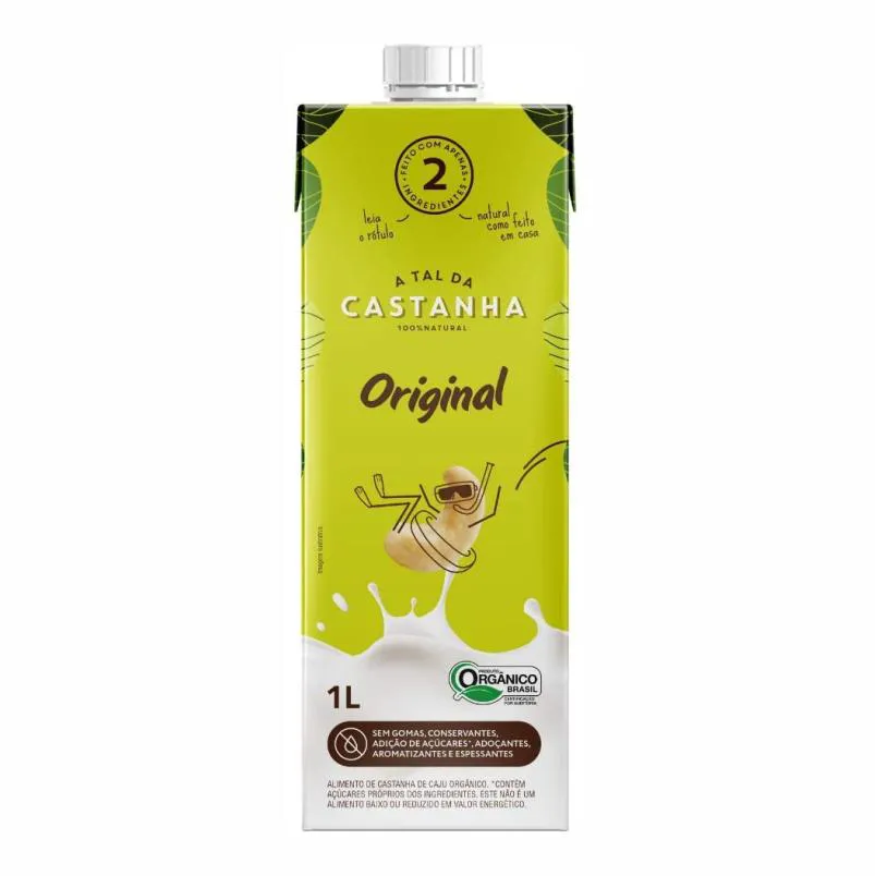 Kit3x:leitevegetaloriginalataldacastanha1l