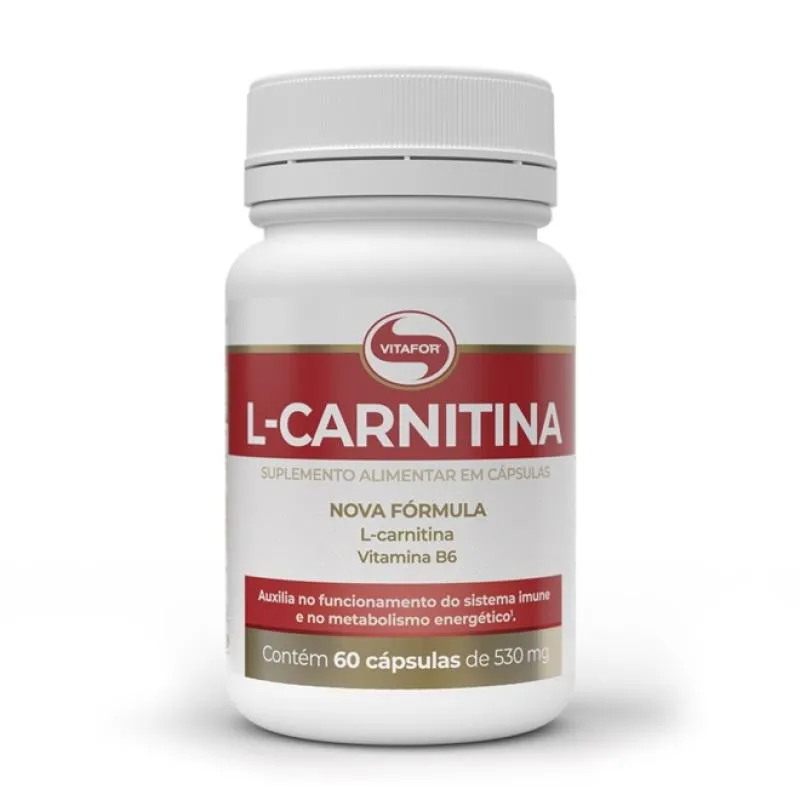 L-carnitina (60 Cápsulas) – Padrão: Único