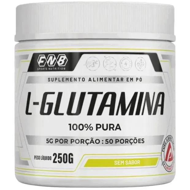 L-glutamina 100% Pura 250g – Fnb Sports