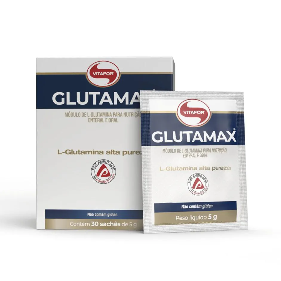 L-Glutamina Glutamax Vitafor 30 Sachês 5g
