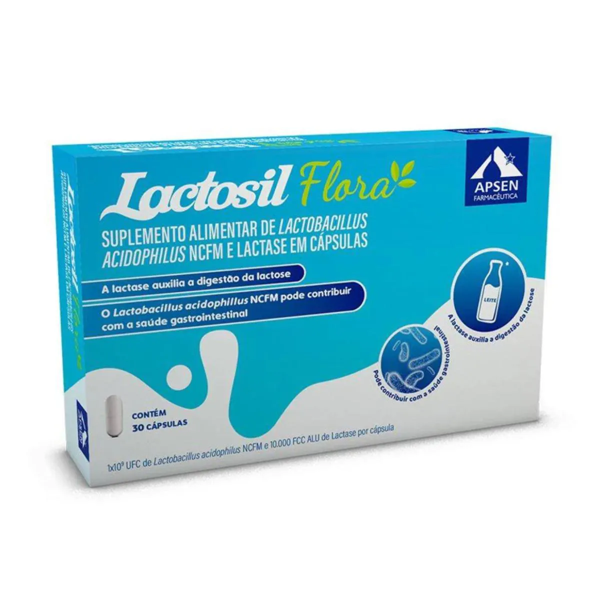 Lactosil Flora 30 cápsulas – Apsen
