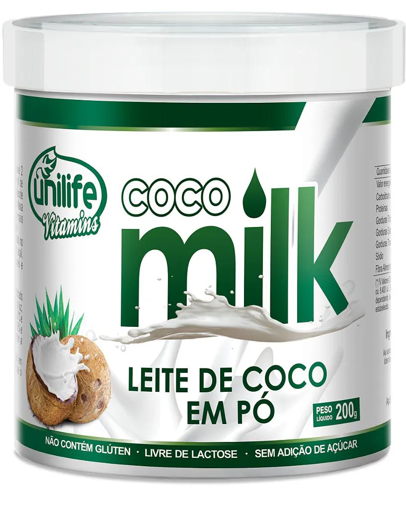 Leite de Coco em Pó – Coco Milk 200 G