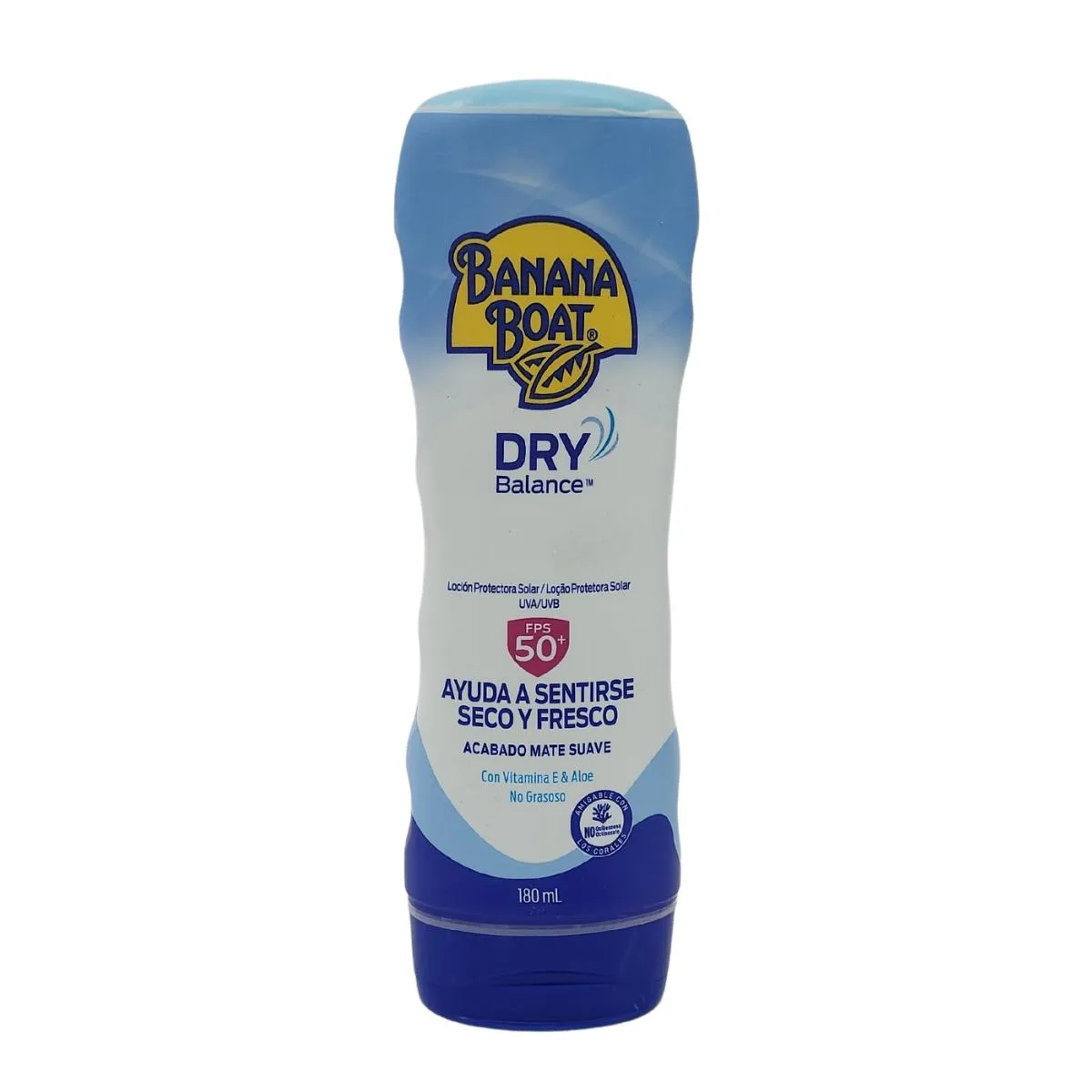 Loção Protetora Solar Uva/Uvb Dry Balance Fps 50+ Banana Boat 180Ml
