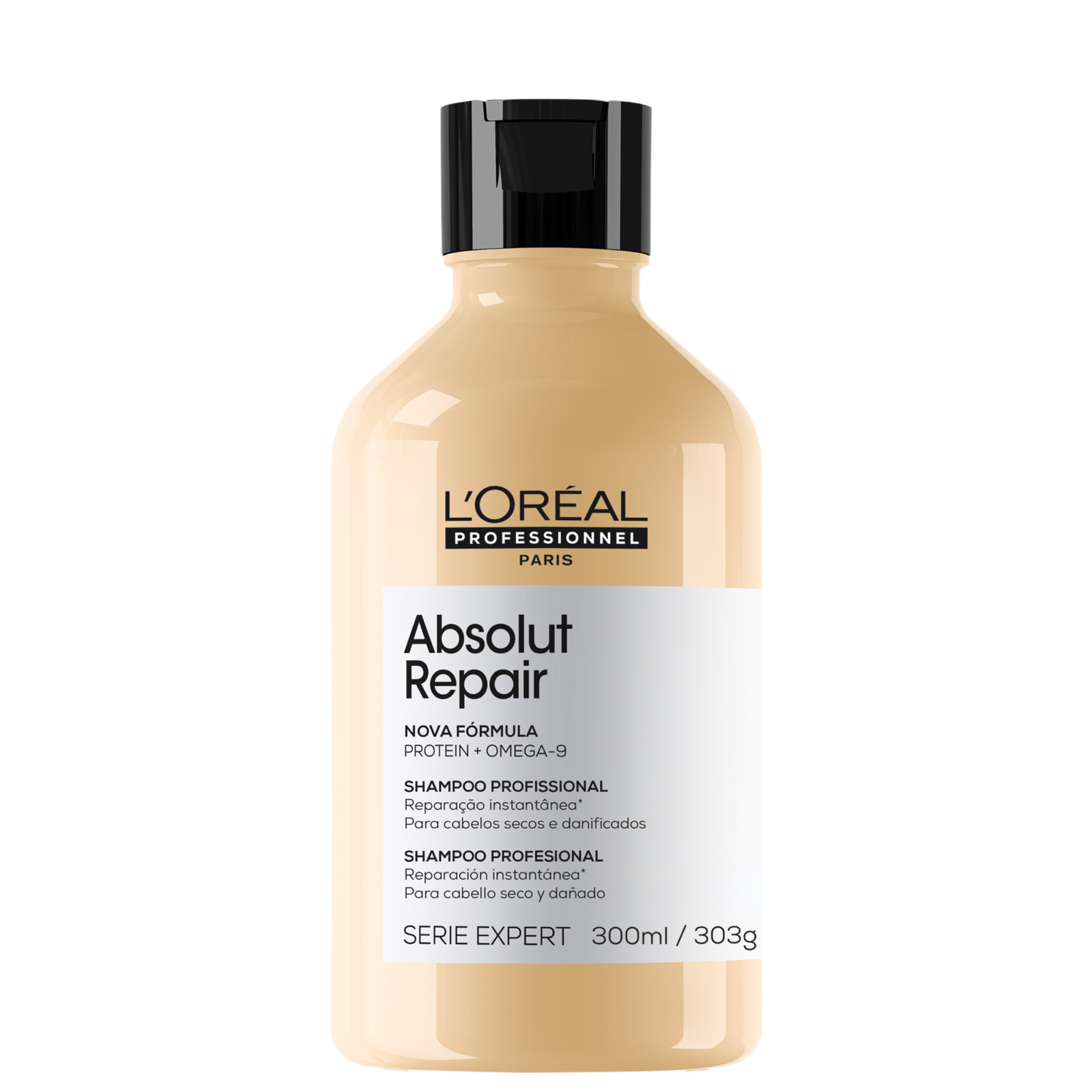 L’Oréal Professionnel Serie Expert Absolut Repair Omega-9 + Protein – Shampoo 300ml