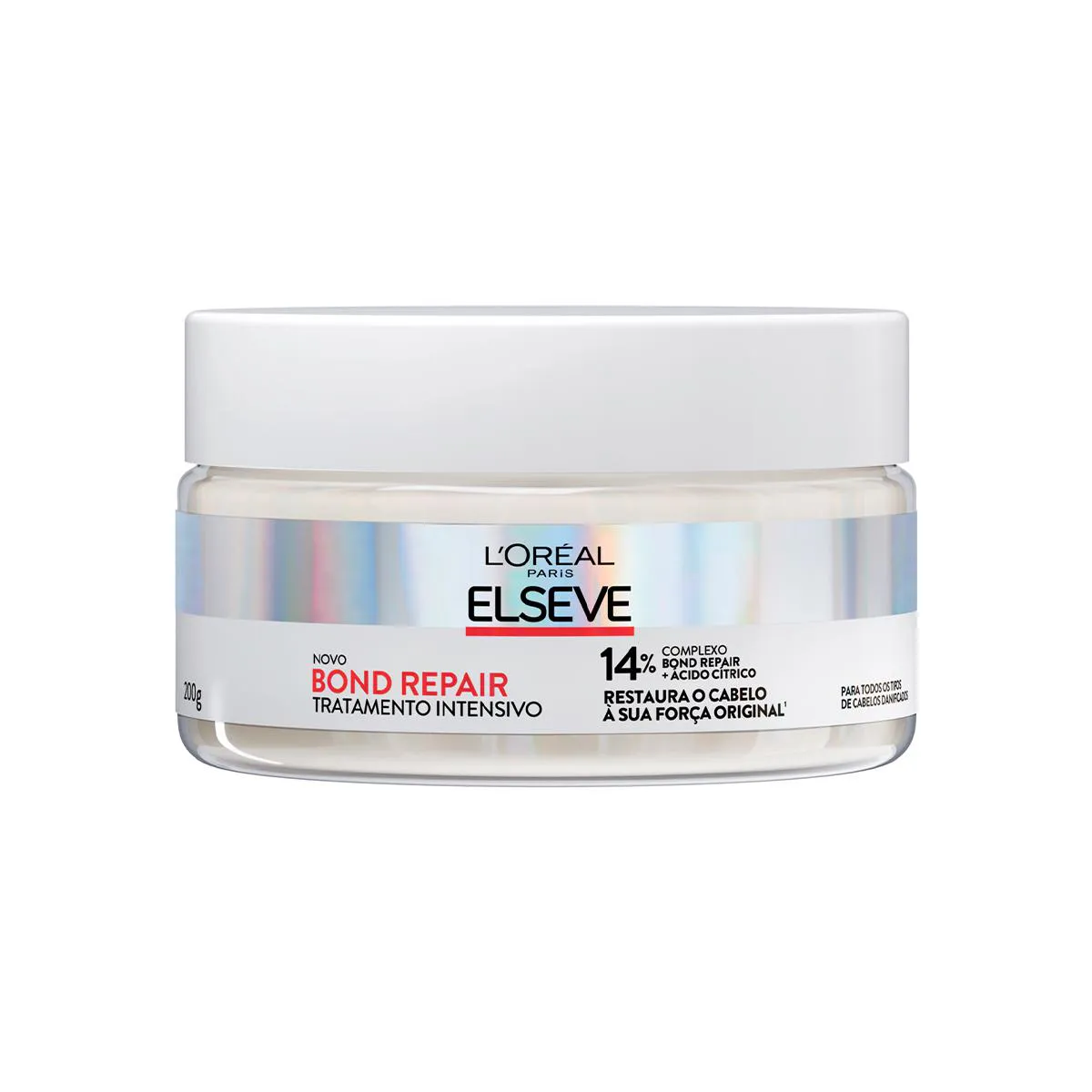 Máscara de Cabelo Tratamento Intensivo Elseve Bond Repair Máscara Reparadora Molecular com Ácido Cítrico 200g