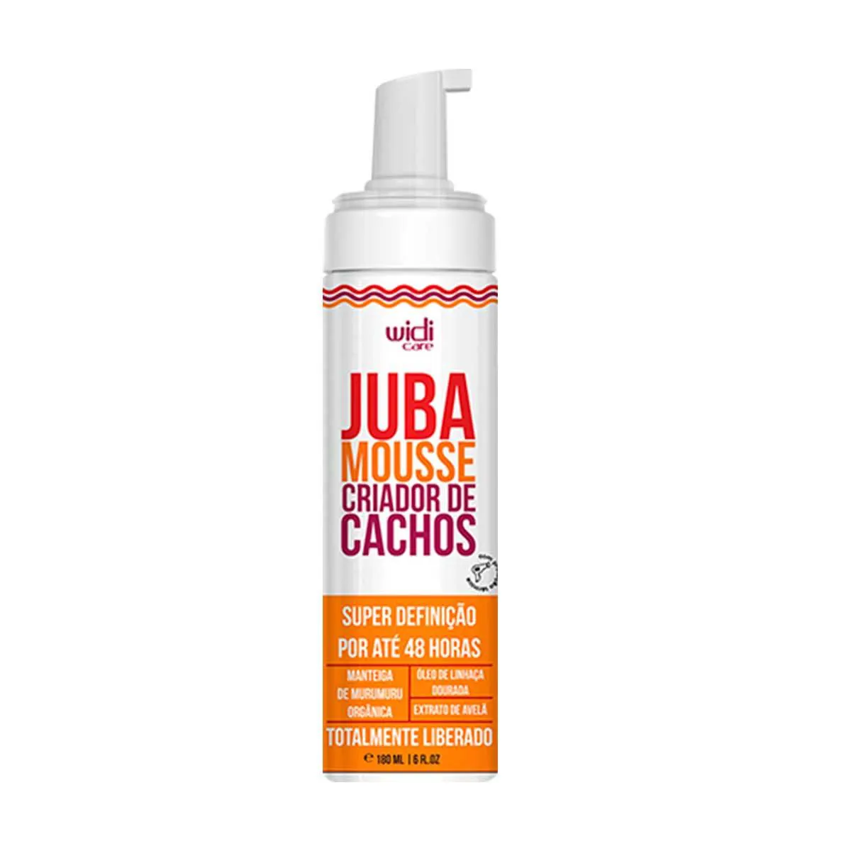 Mousse Criador de Cachos Cabelo Cacheado Widi Care Juba 180ml