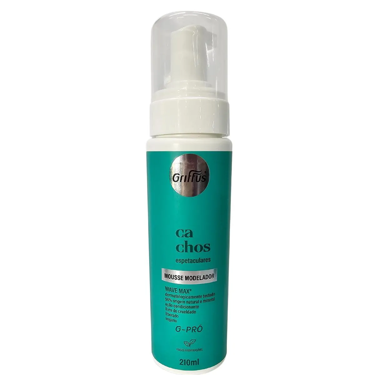 Mousse Modelador Cachos Espetaculares Vegano G-pró Griffus 210ml