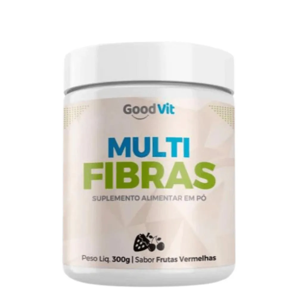 Multi Fibras 300G Sabor Frutas Vermelhas – Good Vit