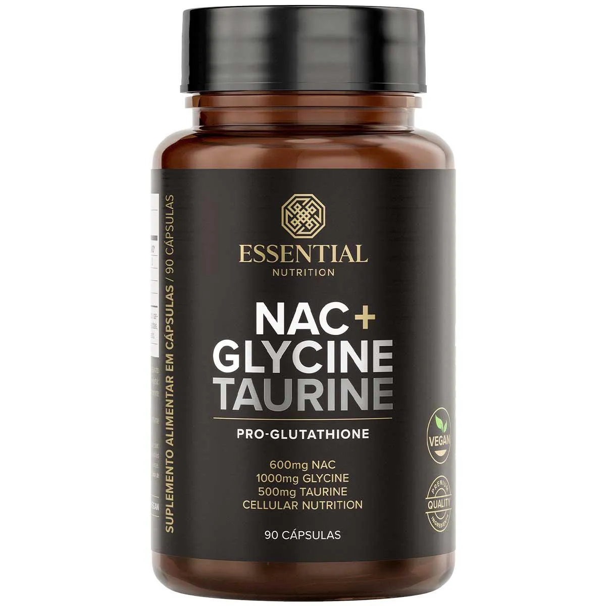 Nac + Glycine + Taurina – (90 Cápsulas) – Essential Nutrition