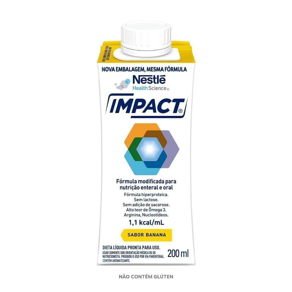 Nutrição Enteral E Oral Impact Banana 200Ml