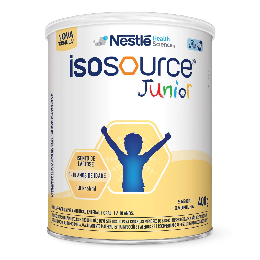 Nutrição Enteral E Oral Isosource Junior Baunilha 400G